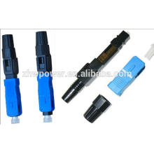 SC/APC fiber optic fast connector , SC assembly quick connector, SC/UPC optical fast connector